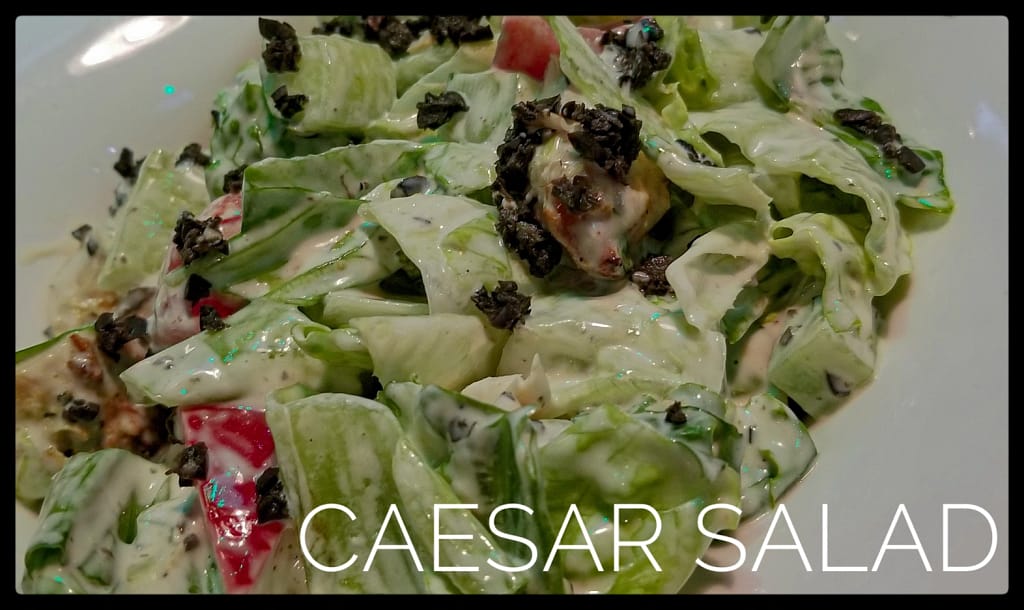 Caesar Salad at Ganges Indian Restaurant 