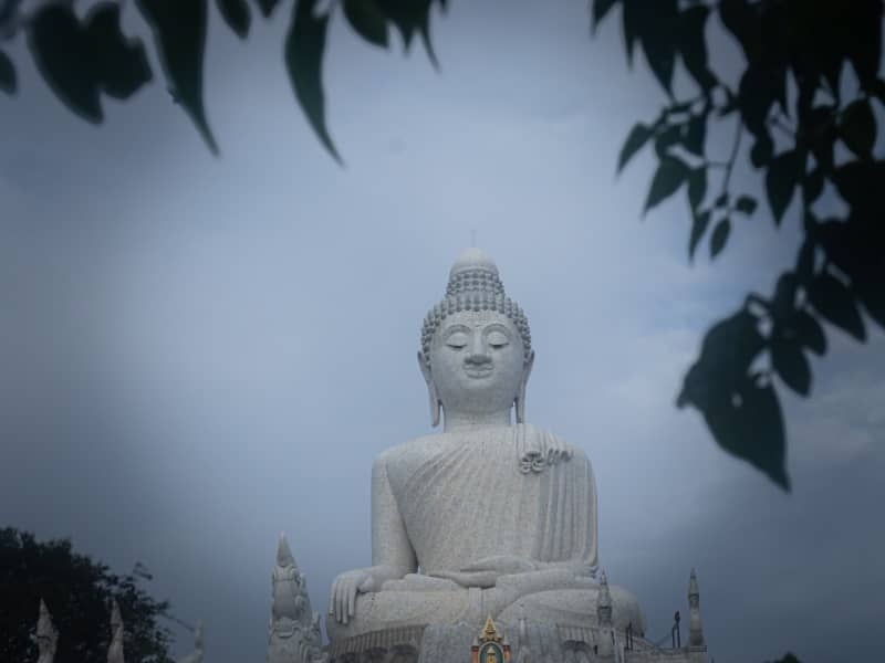 Ming Mongkol Buddha sits atop a mountain overlooking Thailand